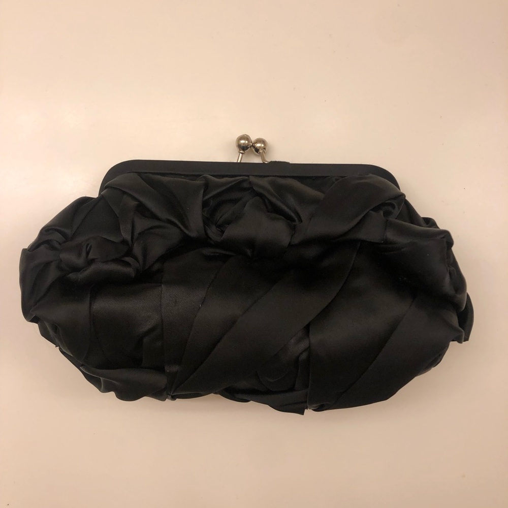 White House black market black clutch
